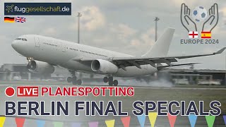 ⚽ LIVE Fußballfan Planespotting Berlin BER Airport  Special Arrivals Sonntag 1472024 [upl. by Leahci886]