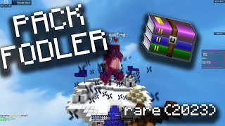 The BEST RARE Bedwars Pack Folder EVER 2023 [upl. by Karlee]