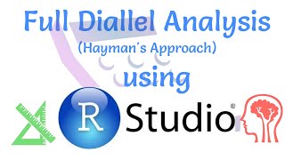 Full Diallel Analysis Haymans Approach using R Studio An easy UrduHindi Tutorial [upl. by Thorsten158]