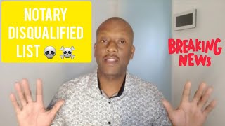 Canceled Top Notary Disqualifications  Major Exam Question [upl. by Ummersen]