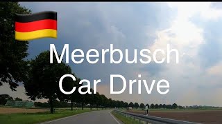 Meerbusch Car Drive  Virtual Tour Germany NRW In 4K [upl. by Dalohcin]