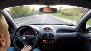 Driving an Peugeot 206 At Friday [upl. by Amalie]