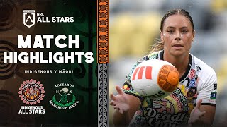 NRLW All Stars 2024  Indigenous All Stars v Māori Ferns  Match Highlights [upl. by Adnamaa]