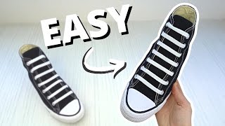 HOW TO BAR LACE CONVERSE EASY Way [upl. by Byers171]