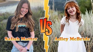 Salish Matter VS Adley McBride Transformation 2024 ★ From Baby To Now [upl. by Wilmer]