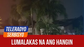 Malakas na hangin dala ng bagyong Pepito habang papalapit sa Catanduanes  16 November 2024 [upl. by Docia]