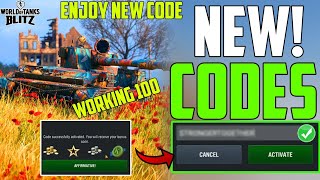 NEW CODES⚠️World Of Tanks Blitz Bonus Codes  WOT Blitz Codes  wot Codes 2024 [upl. by Denn307]