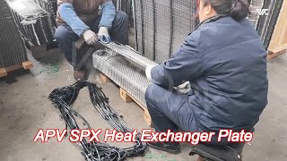 Heat Exchanger SPX APV Plates Titanium And TitaniumPalladium Alloy [upl. by Leirad647]