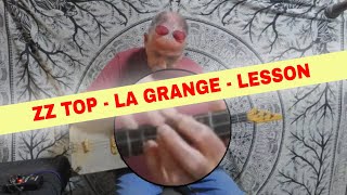 Learn how to play La Grange  ZZ Top  cigar box guitar [upl. by Eddy]