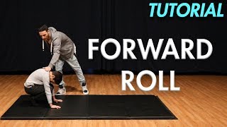 How to do a Forward Roll Beginner Gymnastics Tutorial  MihranTV [upl. by Dov71]