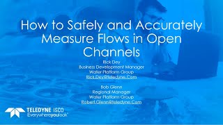 How to safely and accurately measure flow velocity in open channels [upl. by Coy]