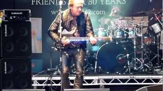 Mark King Greatest Ever Bass Solo intro to quotLove Gamesquot Garden Party Northwood House 2012 [upl. by Meid939]