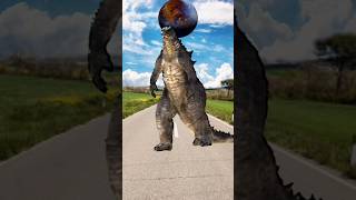 Godzilla Rotating Earth 🌎hiiii 2024 dinosaur [upl. by Ahsaya]