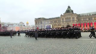 Russia Communist Party marks 100 years since revolution [upl. by Deyes]