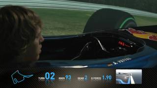 F1 Track Simulator  Sebastian Vettel at Hockenheim [upl. by Odarnoc]