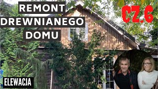 Remont drewnianego domu cz6  antresola wełna elewacja kominki [upl. by Weitzman595]