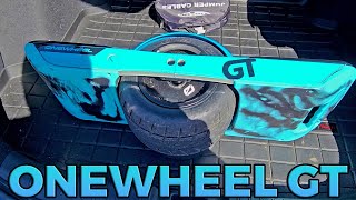 My First Time Experience With The OneWheel GT  VicariousVlog [upl. by Shirah]