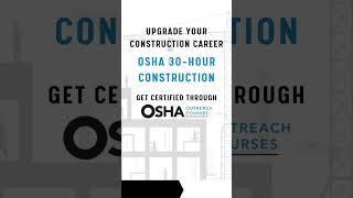 OSHA 30Hour Construction Training  OSHA Outreach Courses construction [upl. by Crawford641]