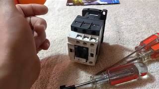 Como desarmar contactor Schneider telemecanique [upl. by Ahsiet]