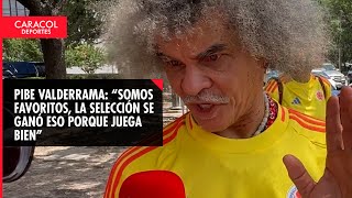 Pibe Valderrama “Somos favoritos la Selección se ganó eso porque juega bien” [upl. by Alimaj686]