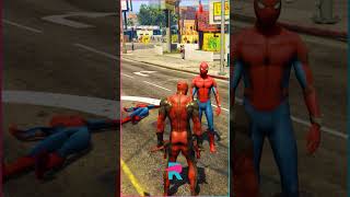 GTA V  Spidermna vs Deadpool  Redowly Gaming in GTA 5 in Game Grand Theft Auto V [upl. by Gavrila]