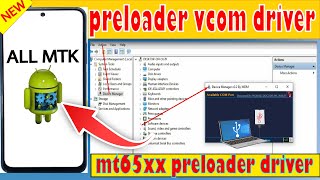 How to install mtk driver MediTek PreLoader USB VCOM [upl. by Nance]