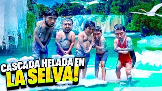 🔥VIAJANDO CON EL CREW NOS METIMOS A UNA CASCADA HELADA🥶 [upl. by Ynaffi296]