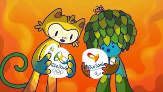 Conheça os mascotes dos Jogos Rio 2016 [upl. by Hopper]