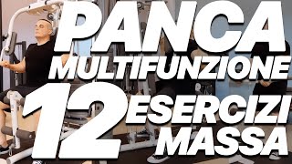 Panca Multifunzione i 12 Migliori Esercizi per la Massa della Parte Alta a Casa [upl. by Piderit]