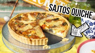 Sajtoszöldséges quiche [upl. by Lang]