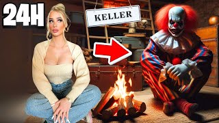 24 STUNDEN mit dem HORROR CLOWN und das passierte… 😳 [upl. by Kan]