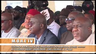 GOV ADEMOLA ADELEKE INAUGURATES OKPANAM IBUSA BYPASS ROAD AS GOV OBOREVWORI VOWS CREDIBLE L G POLS [upl. by Arrek]