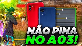 MELHOR DPI  SENSI PARA O GALAXY A03 A03s A03 CORE  FREE FIRE [upl. by Benetta150]