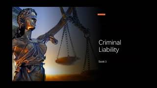 Introduction to Criminal Liability amp Elements of Actus Reus  Law Unit 1 [upl. by Ecirtahs]