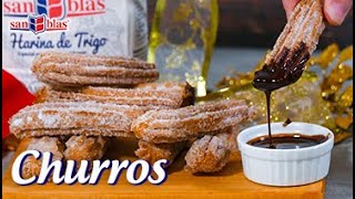 Churros con harina de trigo San Blas [upl. by Juline]