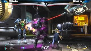 Injustice Winners Final PTH Revolver vs RG Sonic Fox  East Coast Throwdown 2014 [upl. by Vasily994]