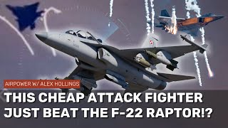 The F22 just lost a dogfight to a cheap ATTACK jet [upl. by Maible]