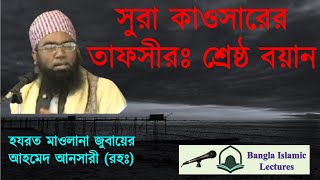 সুরা কাওসারের তাফসীর  হযরত মাওলানা জুবায়ের আহমেদ আনসারী রহঃ  jubayerahmedansari [upl. by Dlanigger]