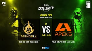 Mongolz vs Apeks  ESL Atlanta  Group A  MN cast [upl. by Duhl]