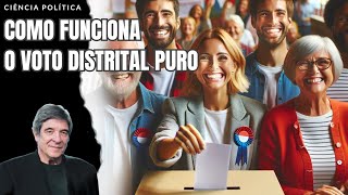 COMO FUNCIONA VOTO DISTRITAL PURO [upl. by Vel]