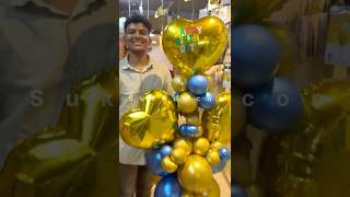 diy Personalised balloon bouquet done at East Patelnagar Balloon Bouquet stand decoration near me [upl. by Ailgna]