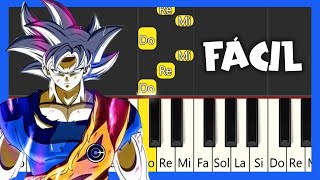 Dragon Ball Super  Ultra Instinct  TUTORIAL PIANO FÁCIL [upl. by Anahsohs862]