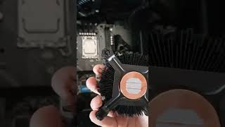 lga1700 cooler install Stock cooler [upl. by Kulda67]