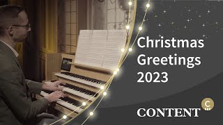 Christmas Greetings 2023  Gert van Hoef  Hauptwerk [upl. by Ecnarwal]