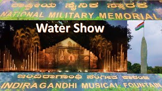 Indira Gandhi Musical Fountain Park  National Military Memorial Bangalore [upl. by Enirehtak898]