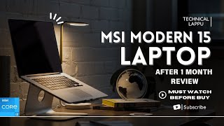 MSI Modern 15 after 1 month review msi [upl. by Blight]