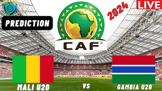 Mali vs Gambia Live Stream CAF U20 Africa Nations Cup 2025 Qualifier Commentary Score amp Highlights [upl. by Reiche445]