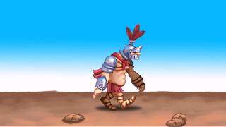 Gladiator action  Dragon Bones animation [upl. by Skyler922]