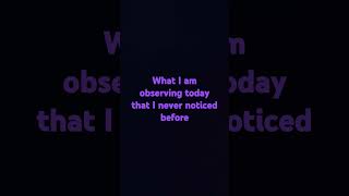 Observe something new today [upl. by Coheman]