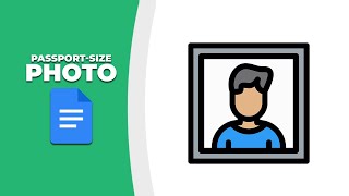 How to make a passport size photo in Google Docs [upl. by Renado]